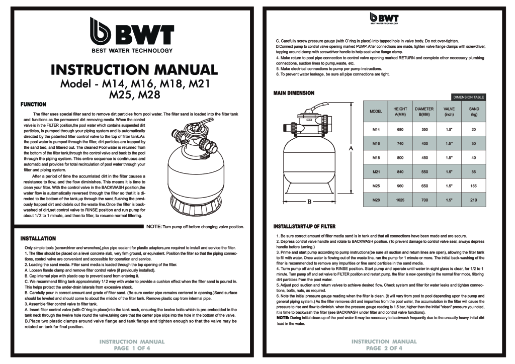 Instruction Manual 40mm