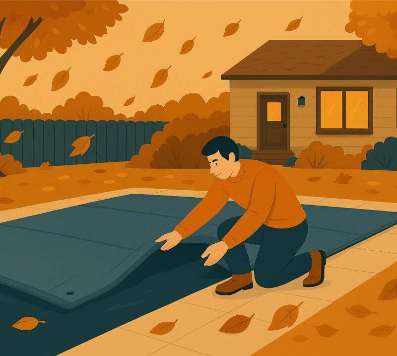 Winterising a swimming pool